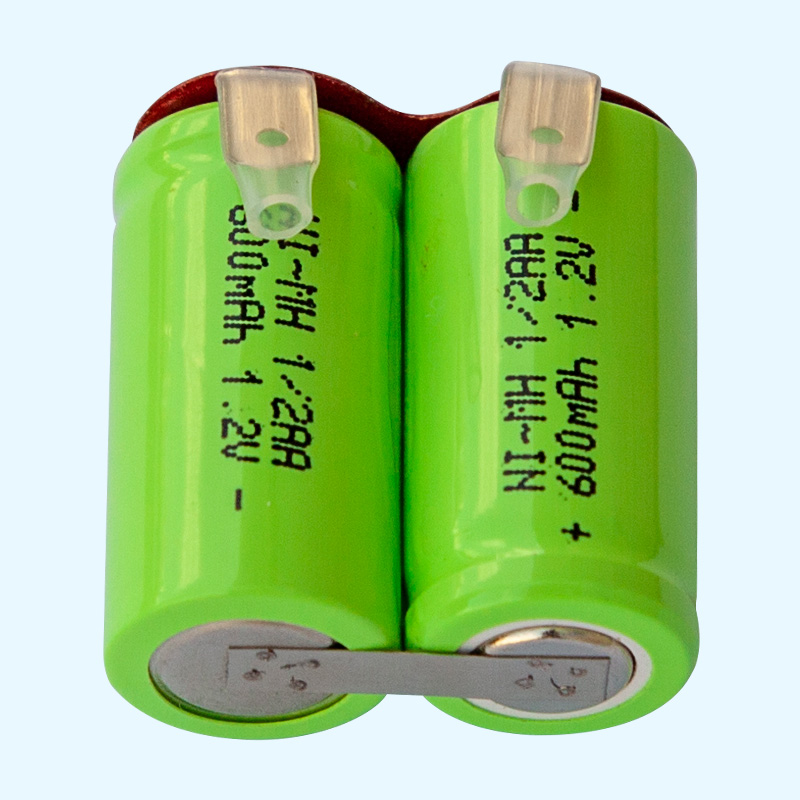 須刀充電電池，1/2AA600mAh*2鎳氫電池組,安全,循環(huán)壽命長,低內(nèi)阻,大電流,小體積