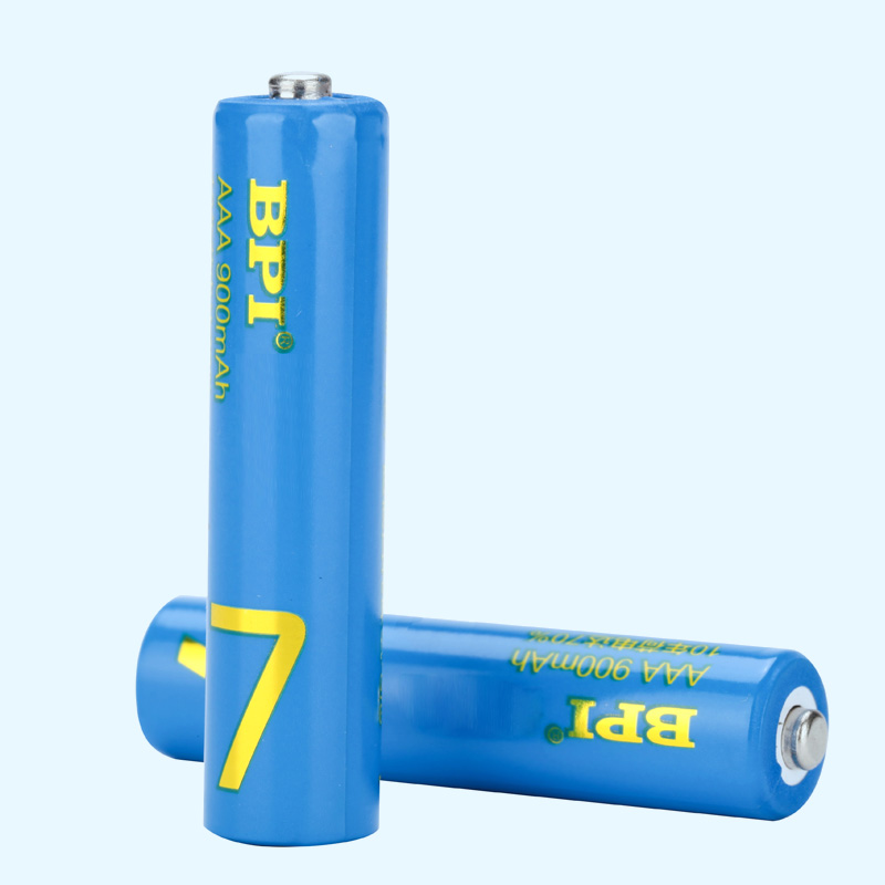 BPI超低自放鎳氫可充電電池7號900mAh,應急型用于儀表器,滿電存放10年后電量70%