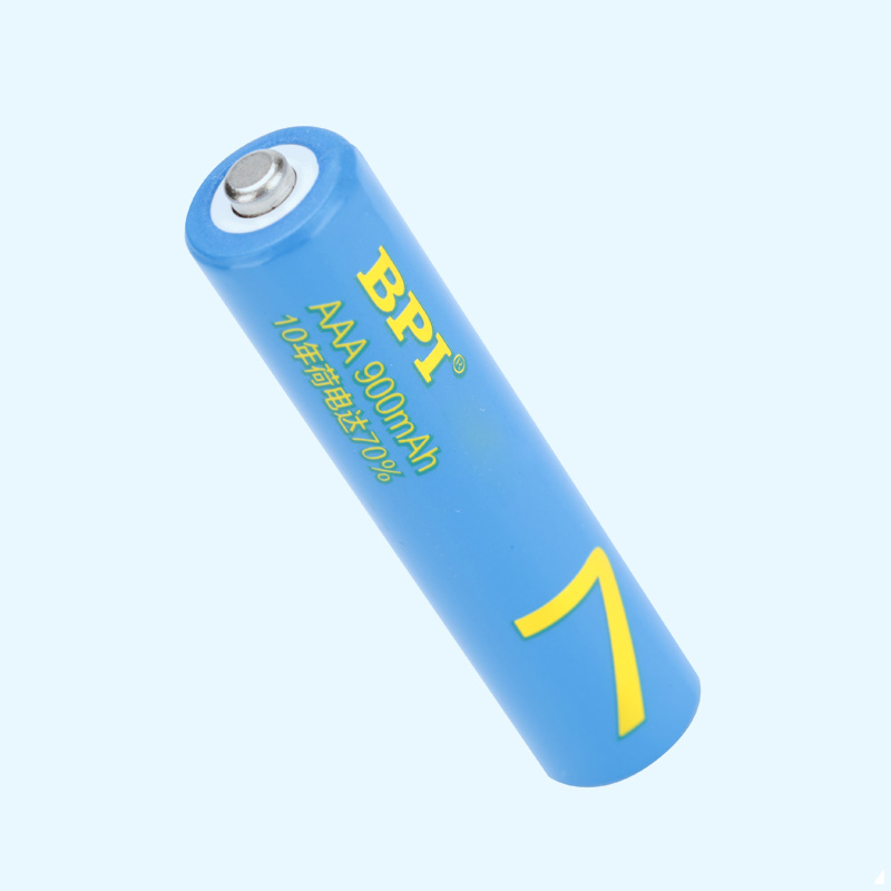 BPI超低自放鎳氫可充電電池7號900mAh,應急型用于儀表器,滿電存放10年后電量70%